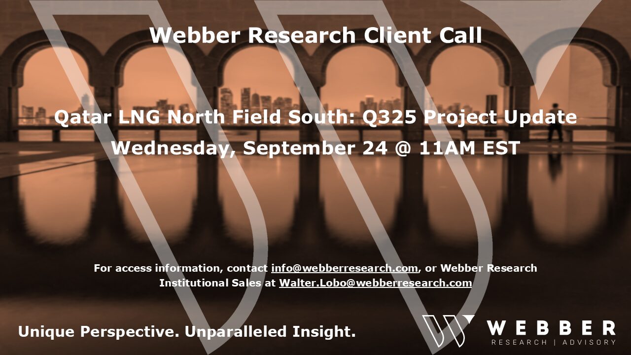 W|EPC: Qatar Energy’s North Field South LNG – 09/25 Interim Update